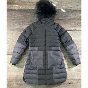 Marmot Women's Margaret Featherless Fur Winter Jacket Coat Black Gray sz Small